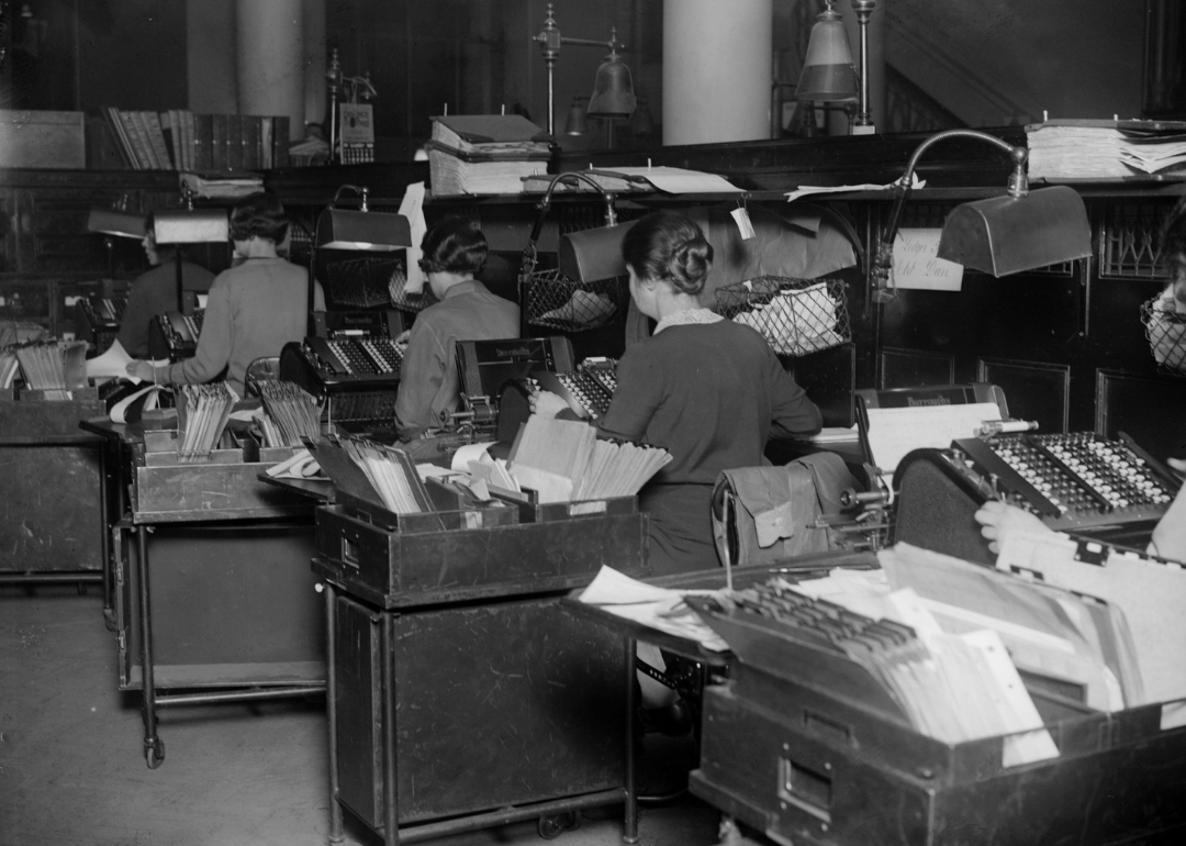 #17. Stenographers and typists